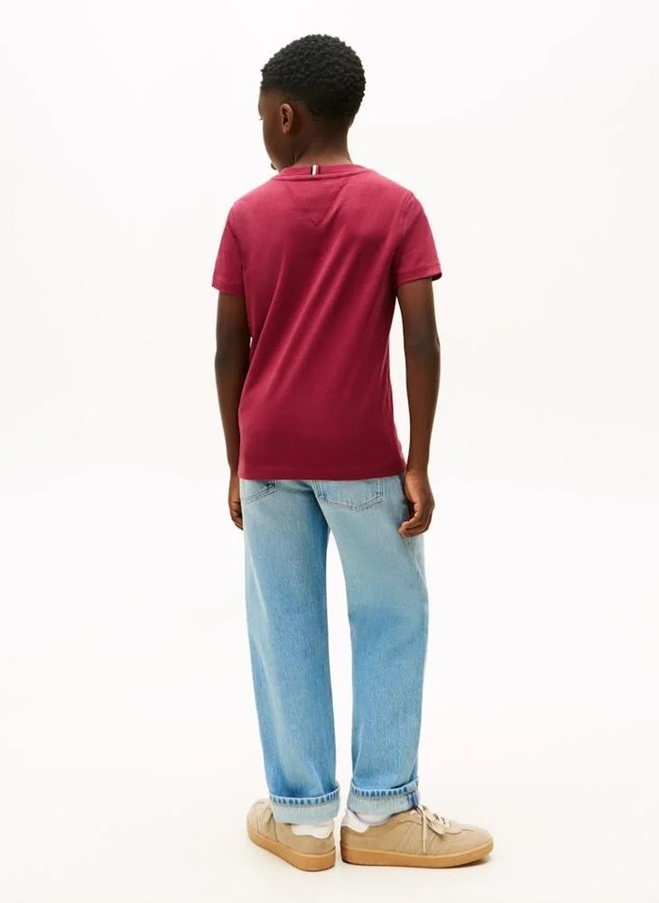 TOMMY HILFIGER Kids Monotype Print Graphic T-Shirt